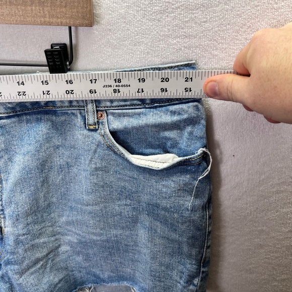 Old Navy OG Straight High Rise Jorts Cut Offs Womens 22W Stretch Denim 2084 - Picture 4 of 7